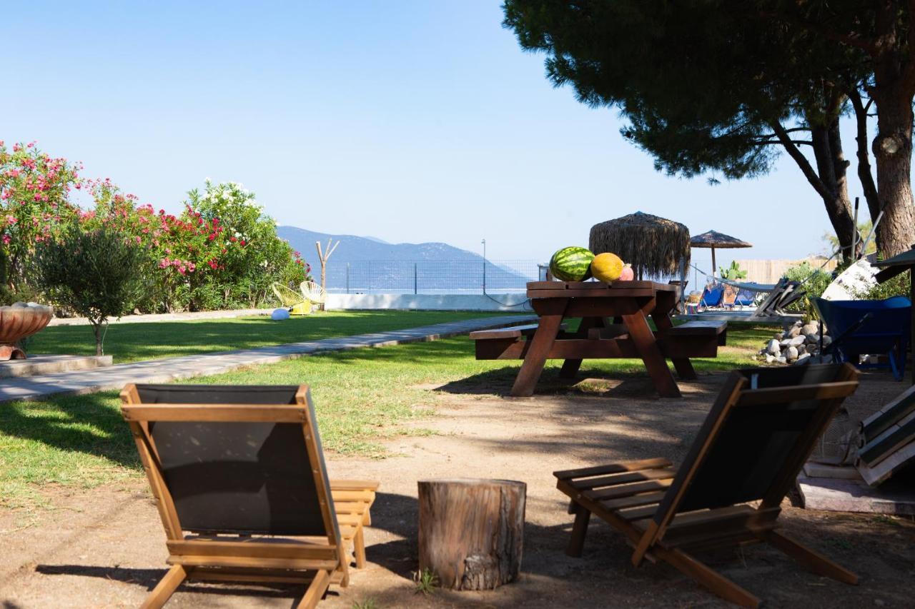 Pampas Seafront Villa, 6 Bedrooms, North Evvoia Kanatádhika Exterior foto