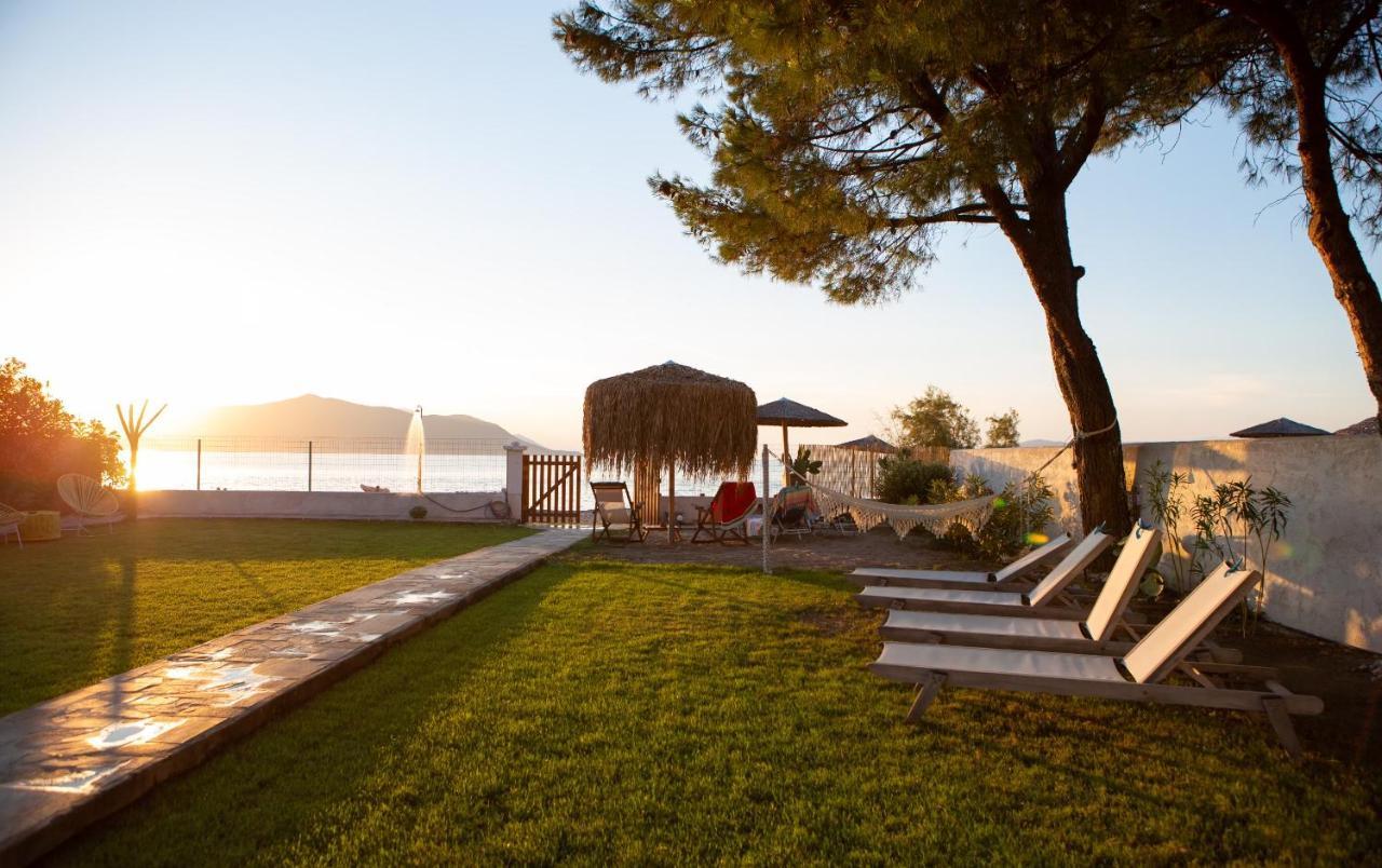 Pampas Seafront Villa, 6 Bedrooms, North Evvoia Kanatádhika Exterior foto