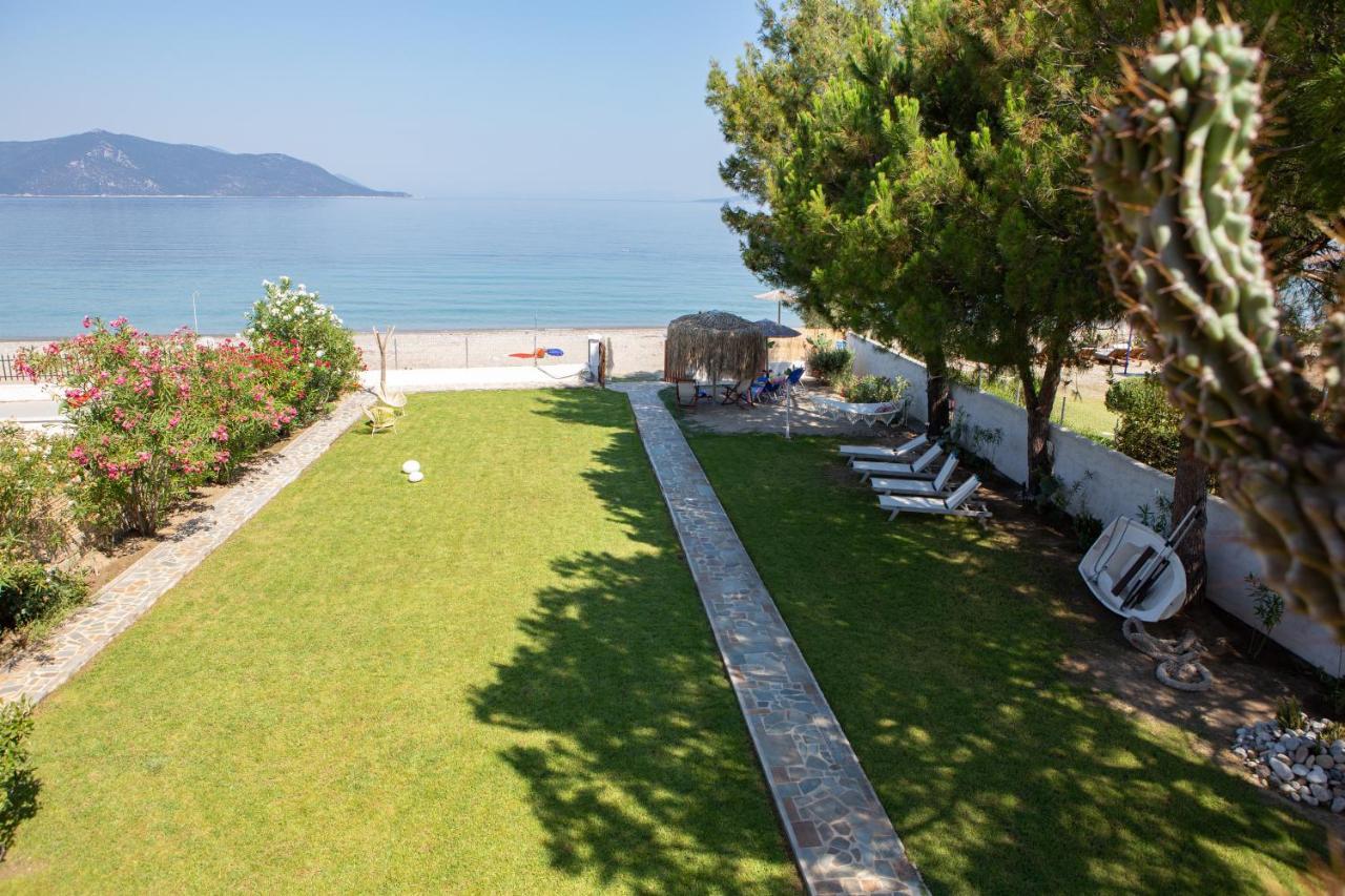 Pampas Seafront Villa, 6 Bedrooms, North Evvoia Kanatádhika Exterior foto