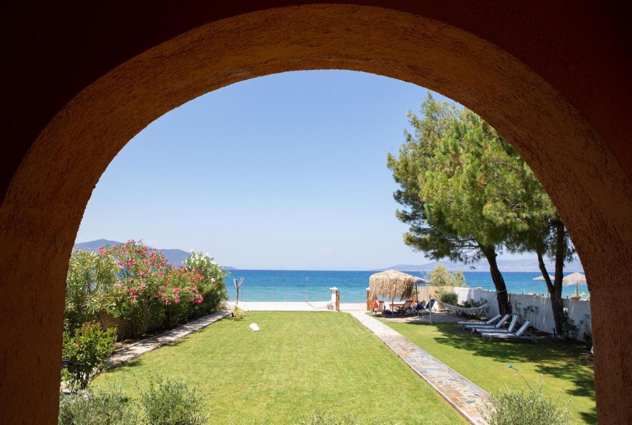 Pampas Seafront Villa, 6 Bedrooms, North Evvoia Kanatádhika Exterior foto