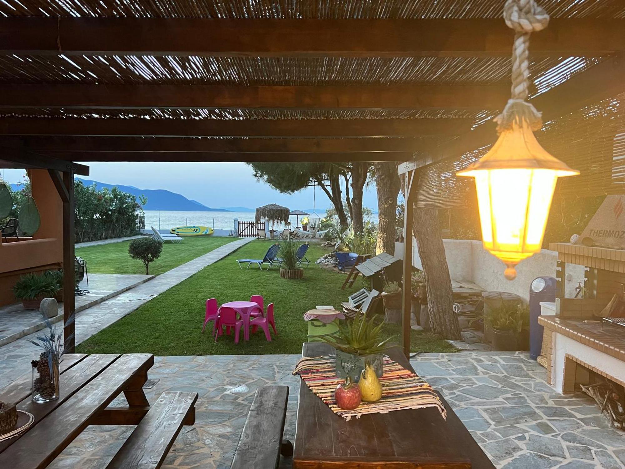 Pampas Seafront Villa, 6 Bedrooms, North Evvoia Kanatádhika Exterior foto
